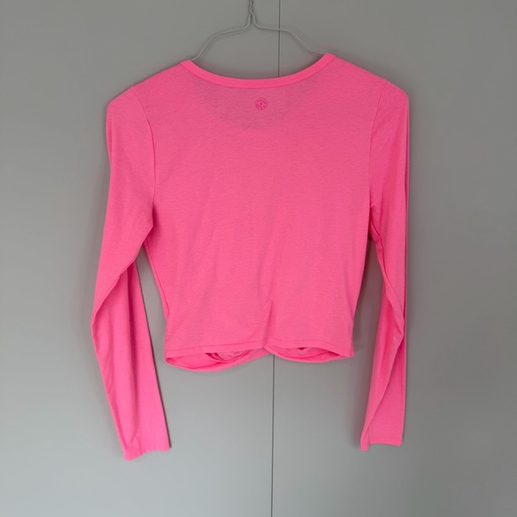 LILLY PULITZER Women’s Greer Long Sleeve Twist Top in Pink Style 8585 - Picture 6 of 10